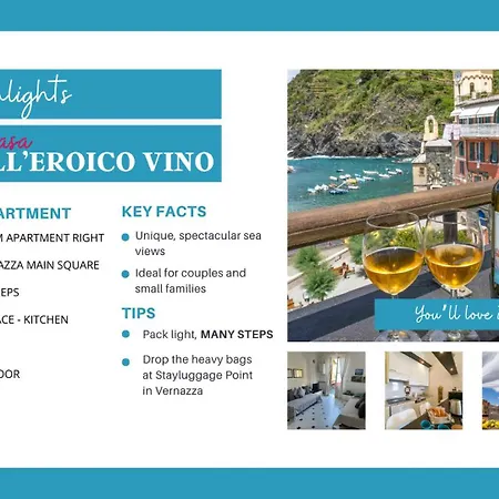 La Casa Di Eroico Vino Hotel apartamentowy